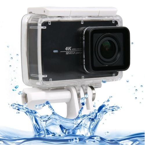 IP68 Waterproof Housing Protective Case with Buckle Basic Mount for Xiaomi Xiaoyi II 4K, Waterproof Depth: 40m(Z16FSK01)(White)
