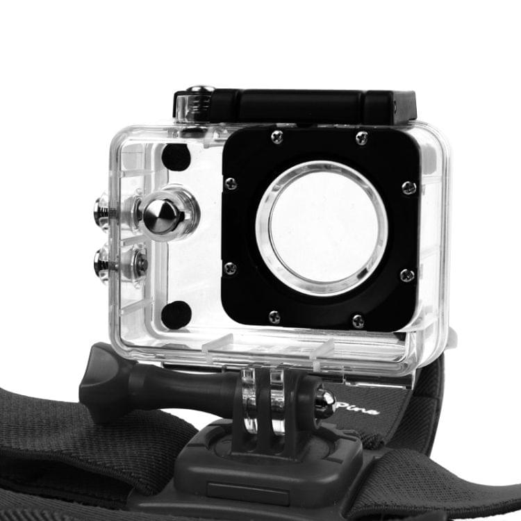 NEOpine GHS-2 Adjustable Action Camera Fixed Head Strap for GoPro HERO4 /3+ /3 /2 /1, Xiaomi Yi Sport Camera(Black)