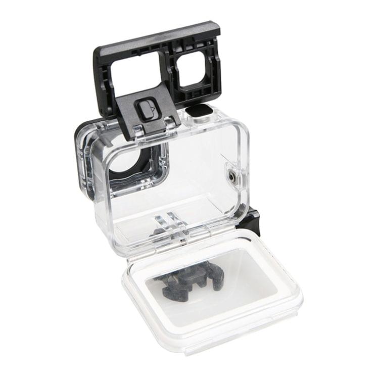 For GoPro NEW HERO /HERO6 /5 Touch Screen 45m Waterproof Housing Protective Case with Buckle Basic Mount & Screw, No Need to Remove Lens