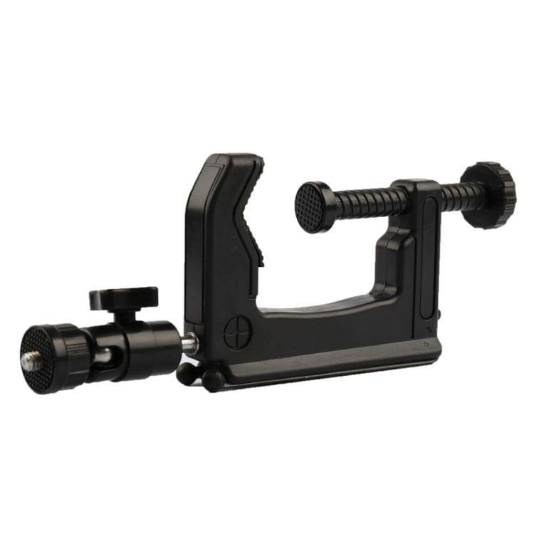 Table Clamp Desktop Holder Mount + Tripod Adapter for GoPro NEW HERO /HERO6 /5 /5 Session /4 Session /4 /3+ /3 /2 /1, Xiaoyi and Other Action Cameras, Clamp Size: 1 - 6 cm