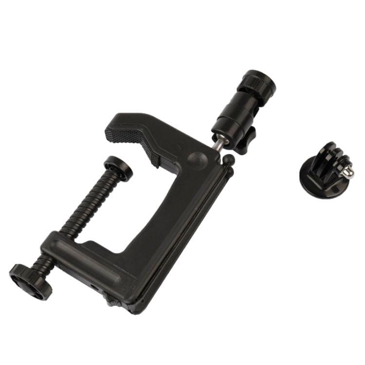 Table Clamp Desktop Holder Mount + Tripod Adapter for GoPro NEW HERO /HERO6 /5 /5 Session /4 Session /4 /3+ /3 /2 /1, Xiaoyi and Other Action Cameras, Clamp Size: 1 - 6 cm