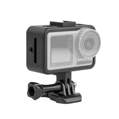 Standard Border Frame Mount Protective Housing with Screw for DJI Osmo Action(Black)