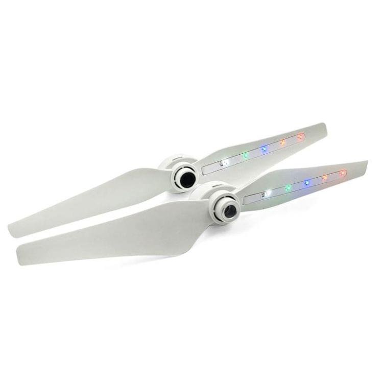 One Pair STARTRC LED Flashing Ring Propeller For DJI Phantom 3 Series(White)
