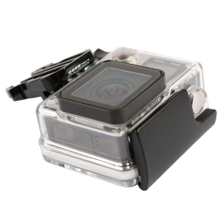 Waterproof Case Replacement Lens Ring with Screws and Screwdriver for GoPro HERO4 / 3+(Black)