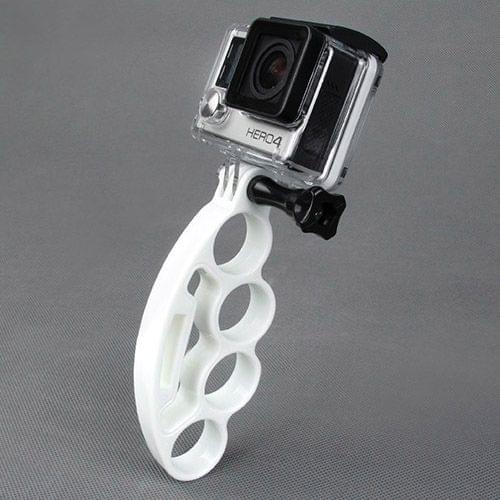 TMC HR239 Knuckles Fingers Grip with Thumb Screw for GoPro NEW HERO /HERO6 /5 /5 Session /4 Session /4 /3+ /3 /2 /1, Xiaoyi and Other Action Cameras(White)