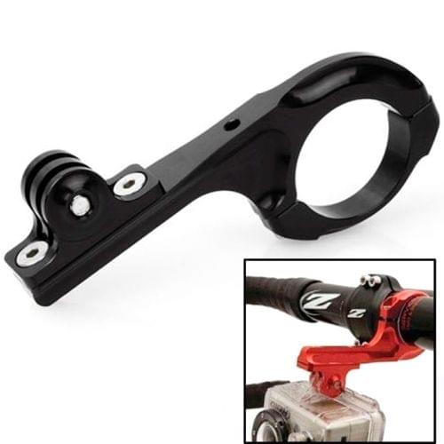 ST-86 Bike Aluminum Handlebar Bar Adapter Pro Mount for GoPro NEW HERO /HERO6 /5 Session /5 /4 Session /4 /3+ /3 /2 /1, Xiaoyi Sport Cameras(Black)