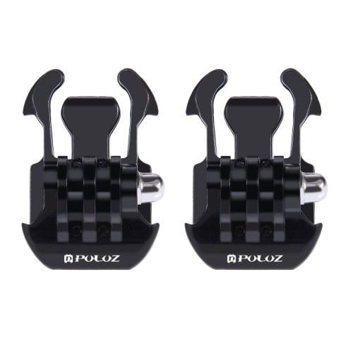 2 PCS PULUZ Horizontal Surface Quick Release Buckle for GoPro NEW HERO /HERO6 /5 /5 Session /4 Session /4 /3+ /3 /2 /1, Xiaoyi and Other Action Cameras