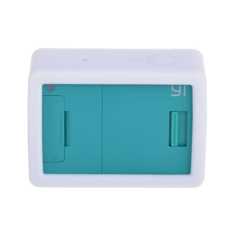 XM03 Silicone Gel Protective Case for Xiaomi Yi Sport Camera(White)