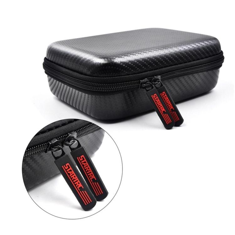 STARTRC Carbon Texture Waterproof PU Storage Bag for DJI OSMO Pocket Gimble Camera(Black)