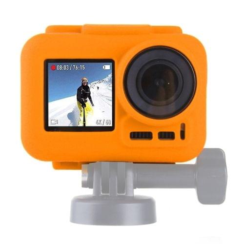 PULUZ Silicone Protective Case for DJI Osmo Action with Frame(Orange)