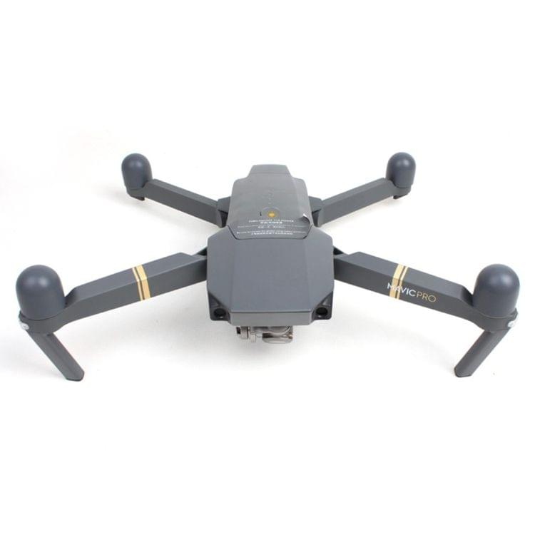 4 PCS Motor Protective Cover Motors Silicone Cap Protector for DJI Mavic Pro(Grey)