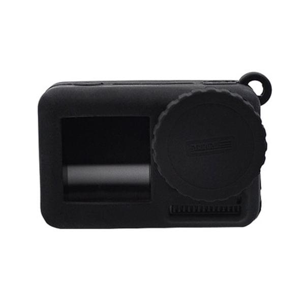 STARTRC Lens Cap + Silicone Case + Hand Strap for DJI OSMO Action(Black)