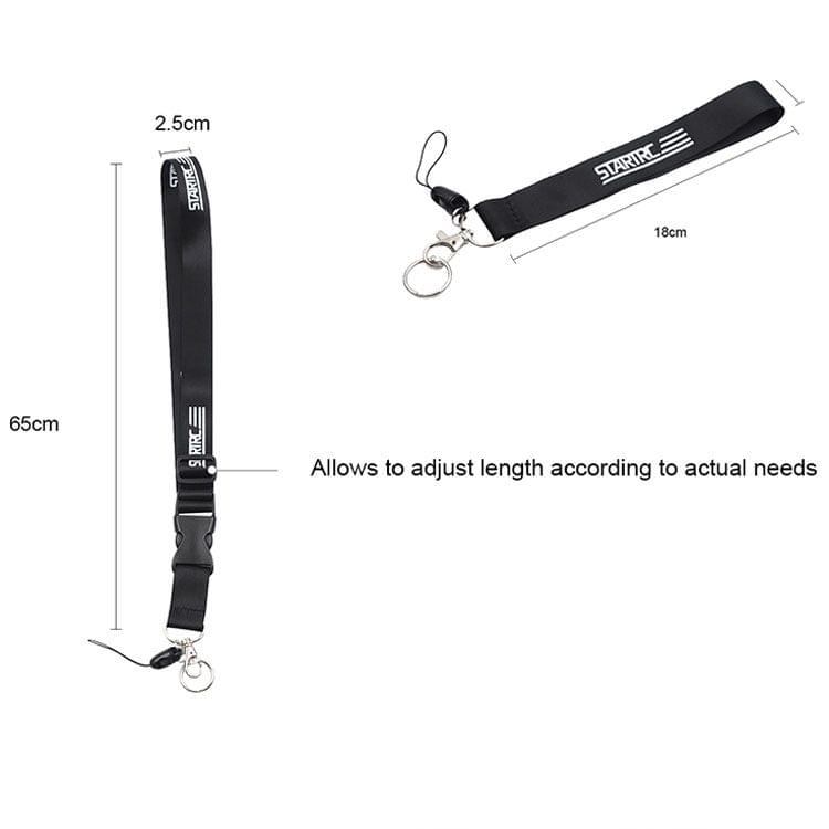 STARTRC Lens Cap + Silicone Case + Hand Strap for DJI OSMO Action(Black)