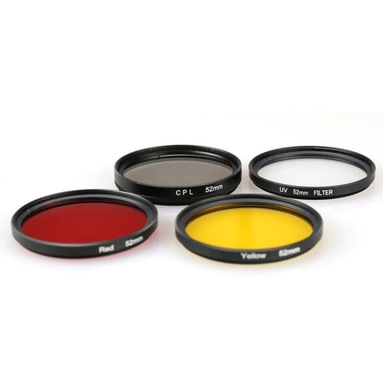 52mm Round Circle UV Lens Filter for GoPro HERO 4 / 3+