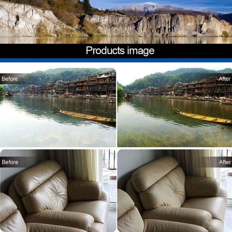 52mm Round Circle UV Lens Filter for GoPro HERO 4 / 3+