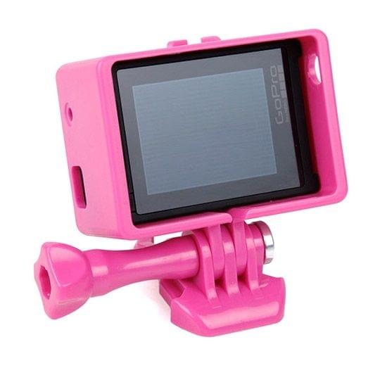 TMC BacPac Frame Mount Housing Case for GoPro HERO4 /3+ /3(Magenta)