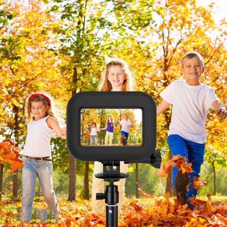 PULUZ High Density Foam Windshield for DJI Osmo Action with Frame