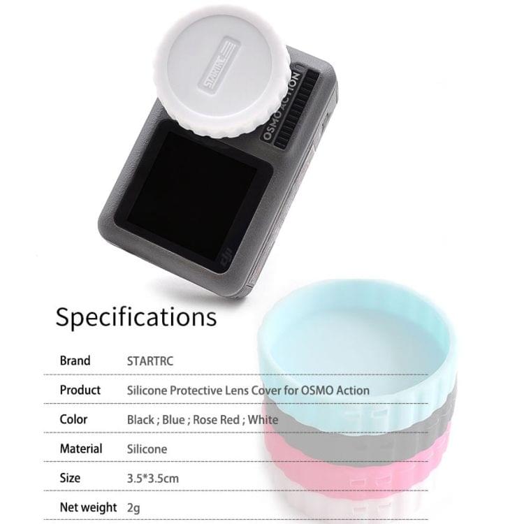 STARTRC Dedicated Silicone Lens Cap for DJI OSMO Action(White)