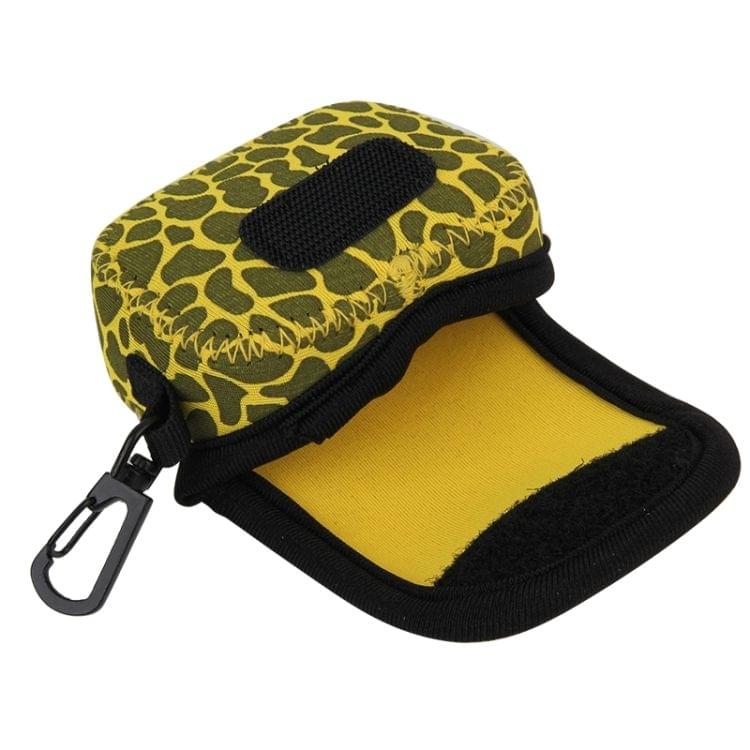 NEOPine GN-6 Leopard Texture GoPro Accessories Waterproof Housing Neoprene Inner Protective Bag Camera Pouch for GoPro Hero4 /3+ /3(Yellow)