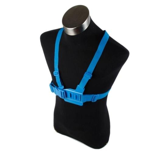 TMC HR47 Chest Belt for GoPro NEW HERO /HERO6 /5 /5 Session /4 Session /4 /3+ /3 /2 /1, Xiaoyi and Other Action Cameras(Blue)