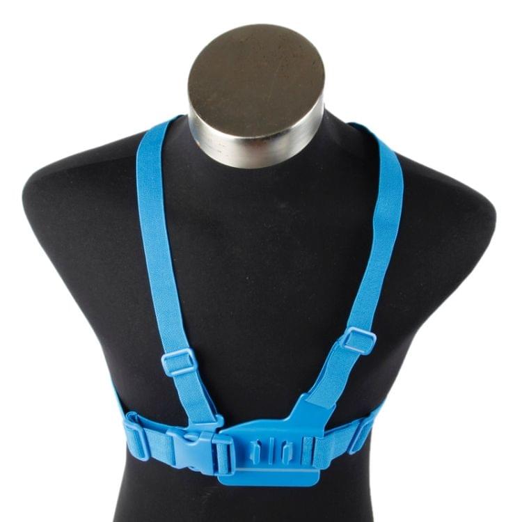 TMC HR47 Chest Belt for GoPro NEW HERO /HERO6 /5 /5 Session /4 Session /4 /3+ /3 /2 /1, Xiaoyi and Other Action Cameras(Blue)