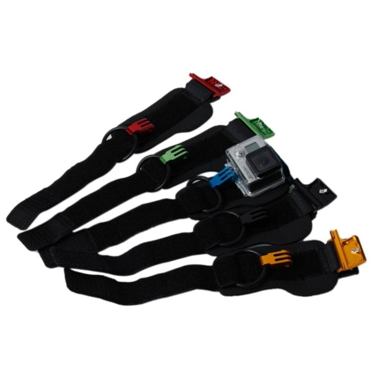 TMC HR177 Wrist Mount Clip Belt for Gopro Hero 4 / 3+, Belt Length: 31cm, HR177(Black)