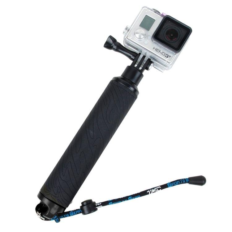 TMC HR391 Shutter Trigger Floating Hand Grip / Diving Surfing Buoyancy Stick with Adjustable Anti-lost Hand Strap for GoPro HERO4 /3+ /3, Xiaomi Xiaoyi Sport Camera(Black)