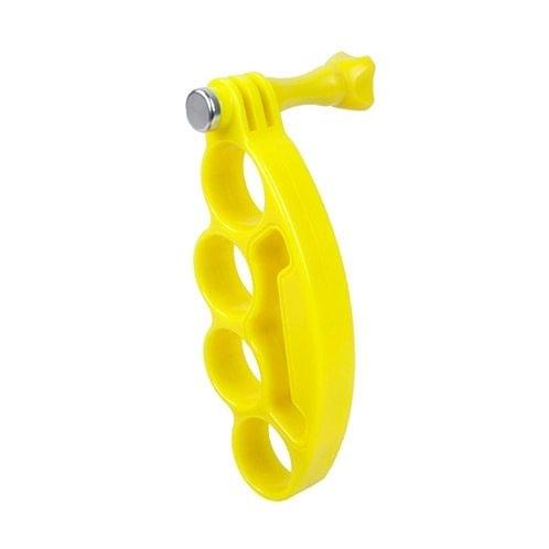 TMC HR239 Knuckles Fingers Grip with Thumb Screw for GoPro NEW HERO /HERO6 /5 /5 Session /4 Session /4 /3+ /3 /2 /1, Xiaoyi and Other Action Cameras(Yellow)