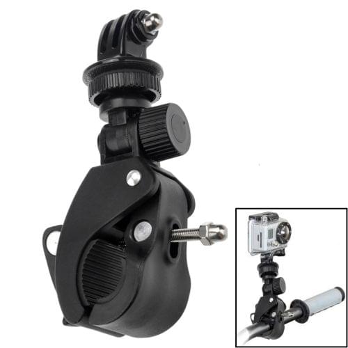 ST-93 Universal Bicycle Mount Clip for GoPro NEW HERO /HERO6 /5 Session /5 /4 Session /4 /3+ /3 /2 /1, Xiaoyi Sport Cameras(Black)