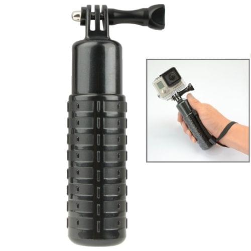 Bobber Floating Hand Grip Handheld Mount with Wrist Strap + Screw for GoPro NEW HERO /HERO6 /5 /5 Session /4 Session /4 /3+ /3 /2 /1, Xiaoyi and Other Action Cameras(Black)