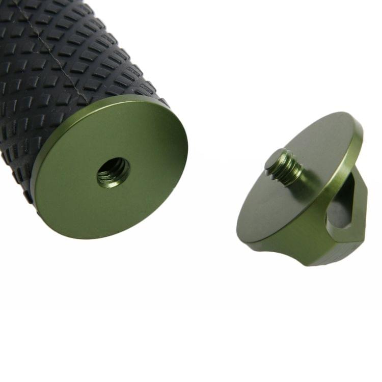 Handheld Aluminium Extendable Pole Monopod with Screw & Strap & Remote Control Buckle for GoPro HERO5 Session /5 /4 Session /4 /3+ /3 /2 /1, Xiaoyi Sport Cameras, Adjustment Length: 36-110cm(Green)