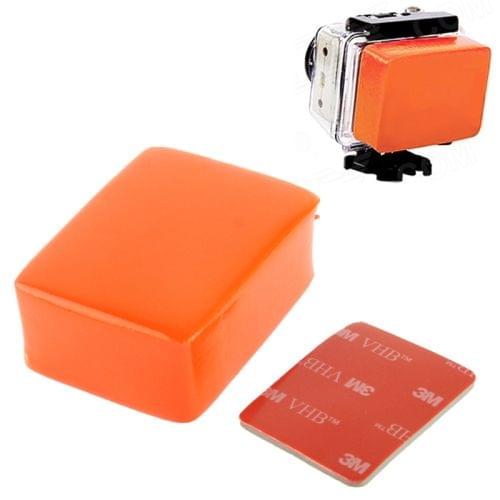 ST-46 Floaty Backdoor with 3M Sticker for GoPro NEW HERO /HERO6 /5 /5 Session /4 Session /4 /3+ /3 /2 /1, Xiaoyi and Other Action Cameras(Orange)
