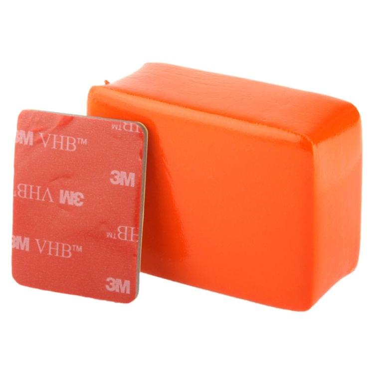 ST-46 Floaty Backdoor with 3M Sticker for GoPro NEW HERO /HERO6 /5 /5 Session /4 Session /4 /3+ /3 /2 /1, Xiaoyi and Other Action Cameras(Orange)