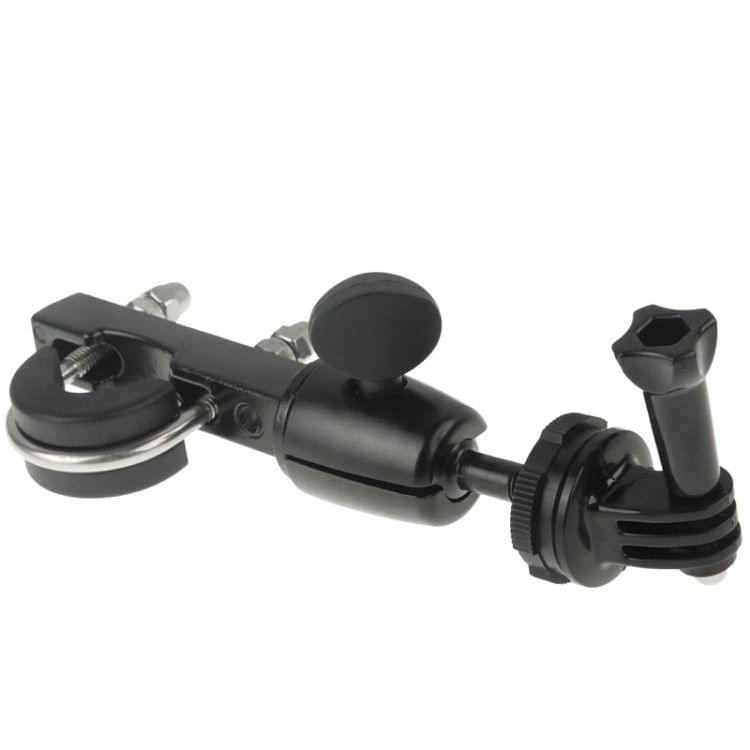 Handlebar Seatpost Big Pole Mount Bike Moto Bicycle Clamp with Tripod Mount Adapter & Screw for GoPro NEW HERO /HERO6 /5 /5 Session /4 Session /4 /3+ /3 /2 /1, Xiaoyi and Other Action Cameras