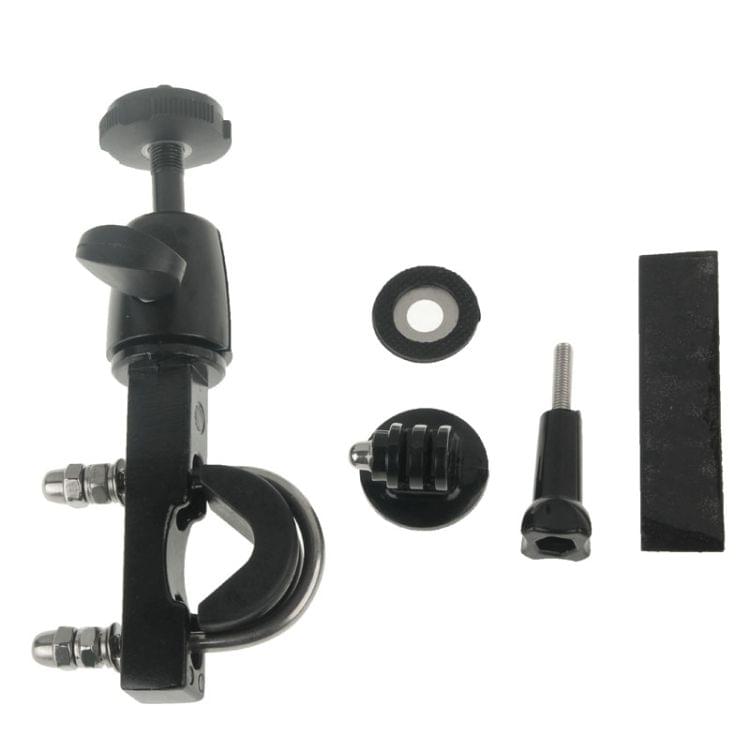 Handlebar Seatpost Big Pole Mount Bike Moto Bicycle Clamp with Tripod Mount Adapter & Screw for GoPro NEW HERO /HERO6 /5 /5 Session /4 Session /4 /3+ /3 /2 /1, Xiaoyi and Other Action Cameras