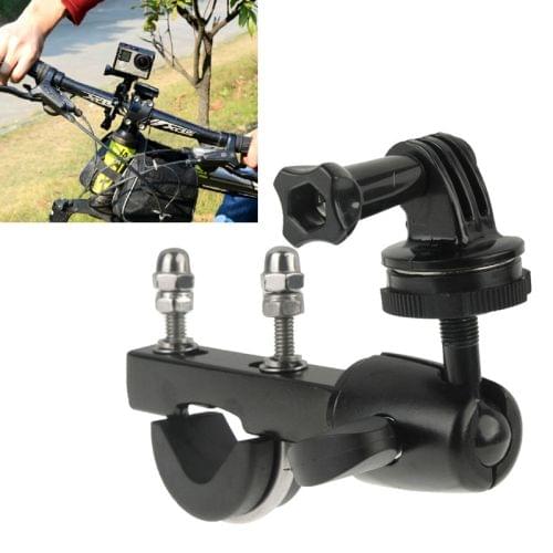 Handlebar Seatpost Big Pole Mount Bike Moto Bicycle Clamp with Tripod Mount Adapter & Screw for GoPro NEW HERO /HERO6 /5 /5 Session /4 Session /4 /3+ /3 /2 /1, Xiaoyi and Other Action Cameras