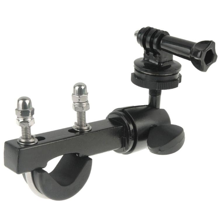 Handlebar Seatpost Big Pole Mount Bike Moto Bicycle Clamp with Tripod Mount Adapter & Screw for GoPro NEW HERO /HERO6 /5 /5 Session /4 Session /4 /3+ /3 /2 /1, Xiaoyi and Other Action Cameras