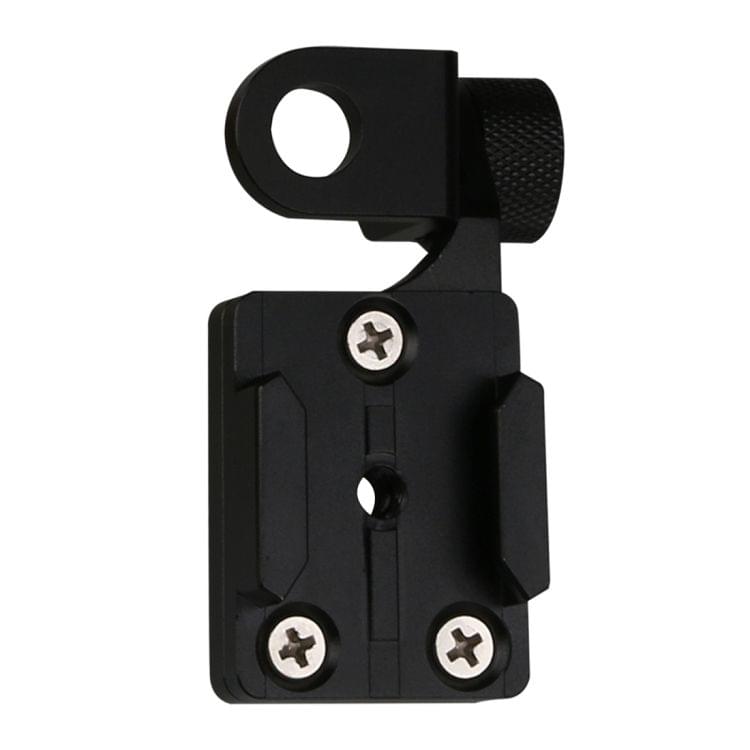 Motorcycle Rearview Mirror CNC Aluminum Alloy Stent Fixed Bracket Holder for GoPro NEW HERO /HERO6 / 5 /5 Session /4 /3+ /3 /2 /1, Xiaomi Xiaoyi, SJCAM Camera(Black)