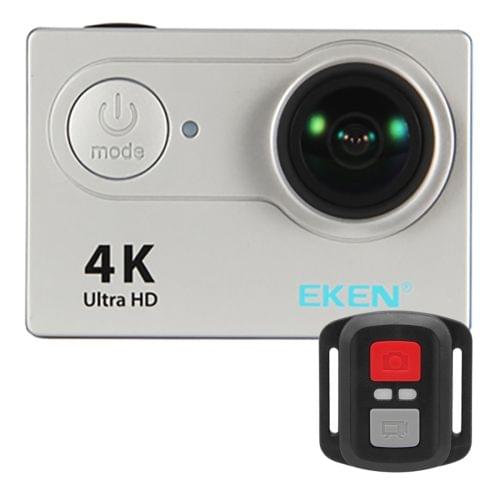 EKEN H9R Ultra HD 4K WiFi Sport Camera with Remote Control & Waterproof Case, Sunplus SPCA6350, 2.0 inch LCD Screen, 170 Degree Wide Angle 6G+1IR Lens(Silver)