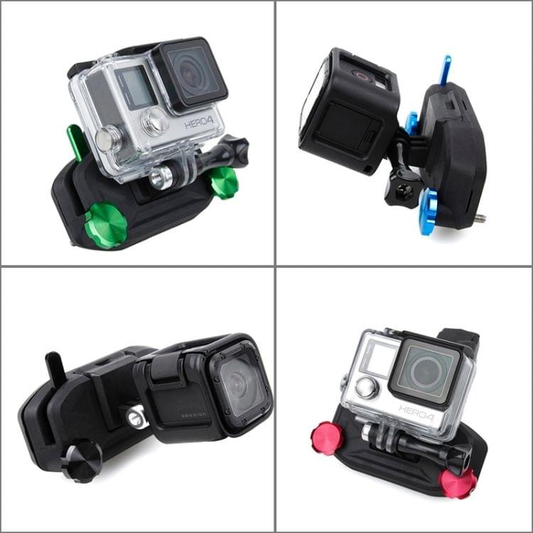 TMC HR331 Universal Strap Buckle Hanging Quickdraw Strap Mount set for GoPro HERO5 session / HERO4 session /3+ /3(Red)