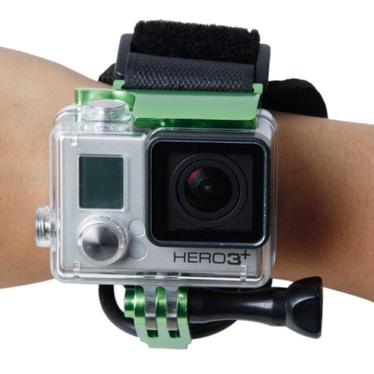 TMC HR177 Wrist Mount Clip Belt for GoPro HERO4 /3+, Belt Length: 31cm, HR177(Green)
