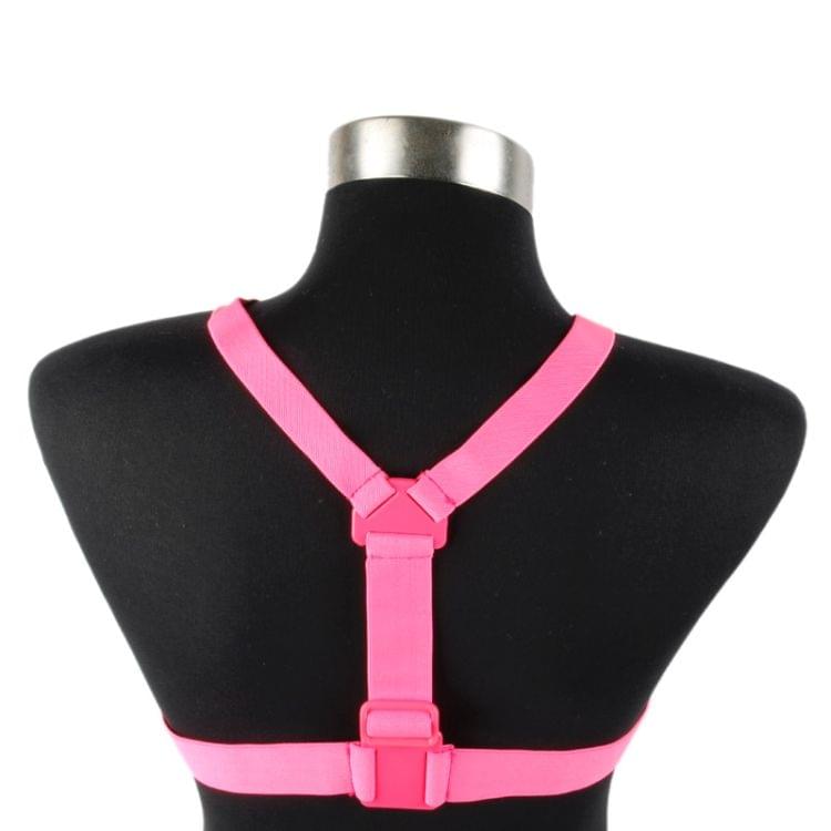TMC HR47 Chest Belt for GoPro NEW HERO /HERO6 /5 /5 Session /4 Session /4 /3+ /3 /2 /1, Xiaoyi and Other Action Cameras(Magenta)