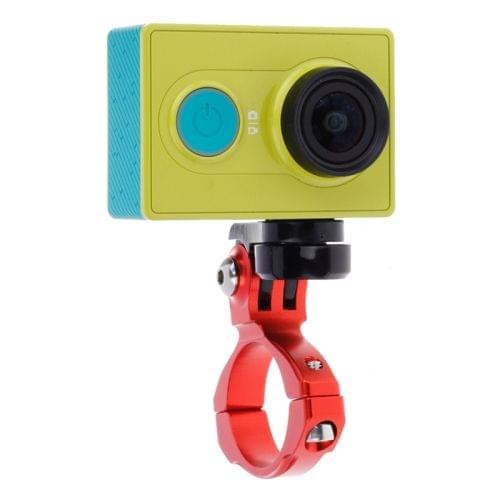Bicycle Handlebar Holder with Connector Mount for Xiaomi Yi Sport Camera(XM33)(Red)