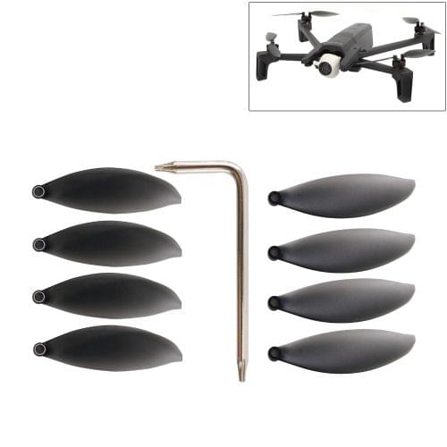 4 Pairs Foldable Hard PC CW / CCW Blades Propellers with Wrench for Parrot Anafi Drone