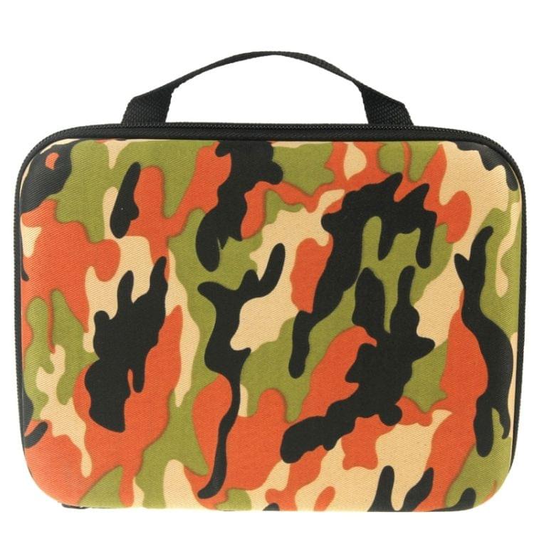 Camouflage Pattern EVA Shockproof Waterproof Portable Case for GoPro NEW HERO /HERO6 /5 /4 Session /4 /3+ /3 /2 /1, Puluz U6000 and other Sport Cameras Accessories, Size: 21cm x 16cm x 6.5cm