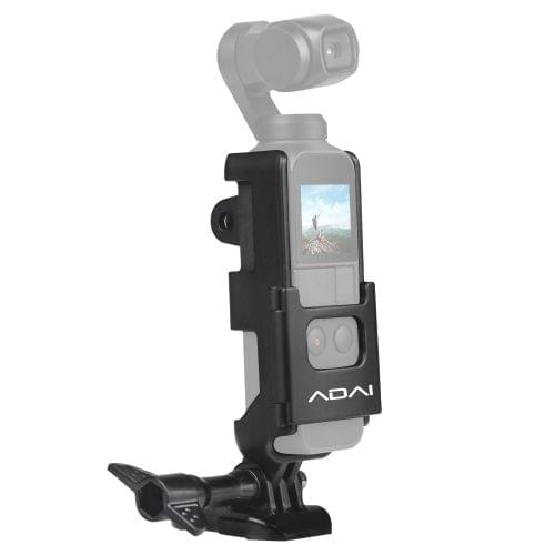 ADAI ABS Protective Cover Frame with Base Mount & Screw for DJI OSMO Pocket (Black)