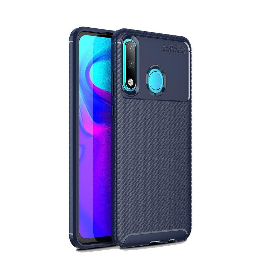 Phone Case Carbon Fiber TPU Phone Protection Cover Simple Lightweight Mobile Phone Protector for HUAWEI P30 Lite