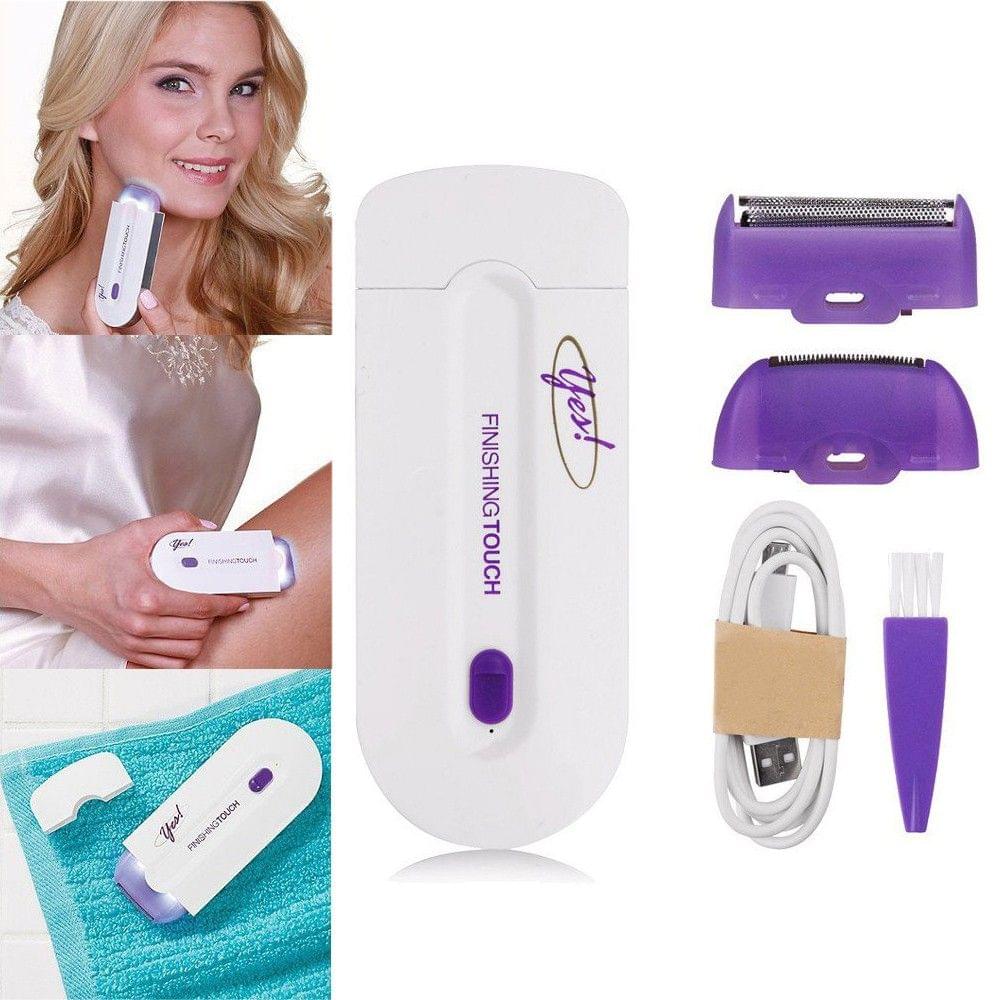 Rechargeable Painless Touch Laser Epilator Facial Body Hair Remover Flawless Removal Depilator Shaving Trimmer Device