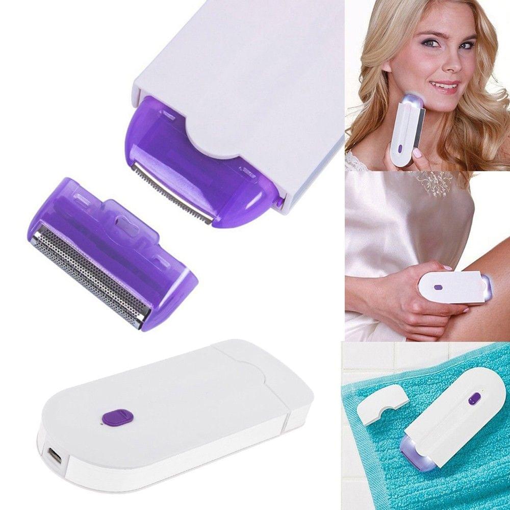 Rechargeable Painless Touch Laser Epilator Facial Body Hair Remover Flawless Removal Depilator Shaving Trimmer Device