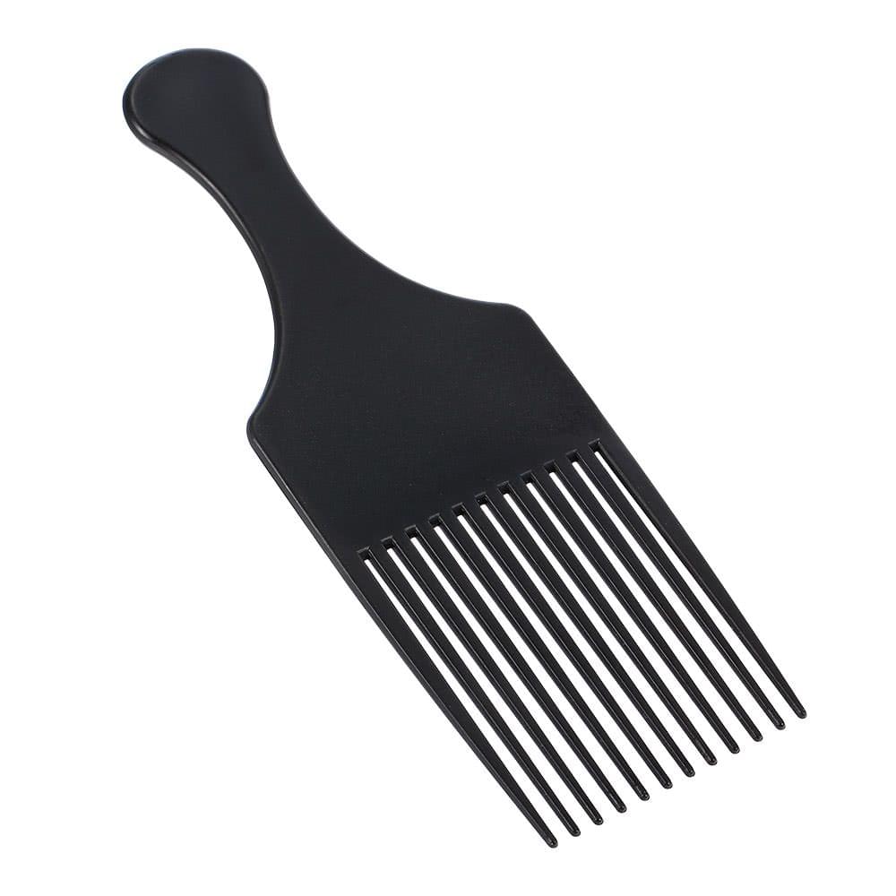 Anself 3Pcs Afro Comb Curly Hair Brush Comb Hairdressing Styling Tool Black for Man & Woman